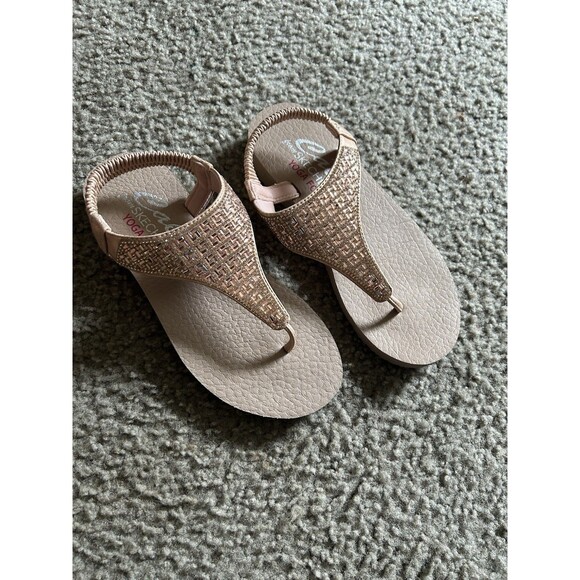 Skechers Women's Meditation Sweet Rock Beige Tan Sz 7 NEW NO TAGS/BOX - Picture 1 of 5
